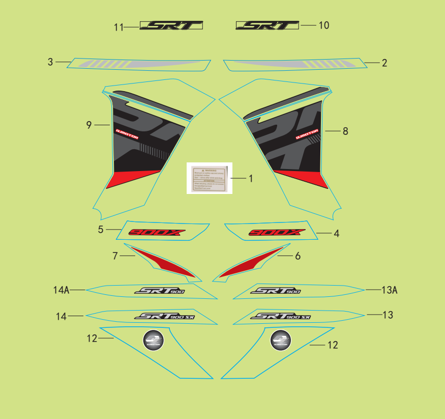 F35 STICKER(2#// RG/S6/BG)