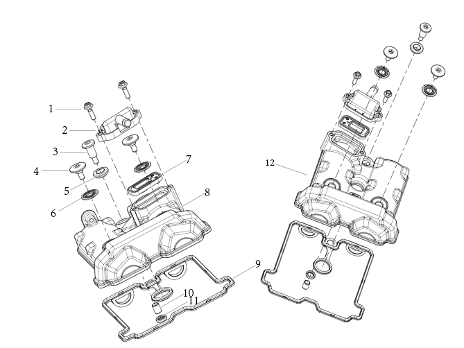 E01 CYLINDER COVER ASSEMBLY