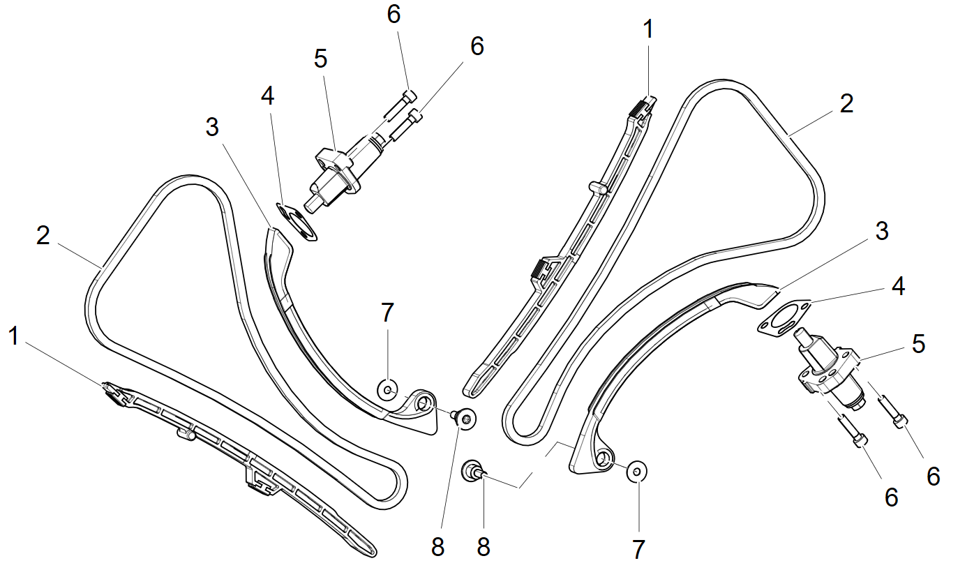 E05 TIMING CHAIN & TENSIONER ASSY