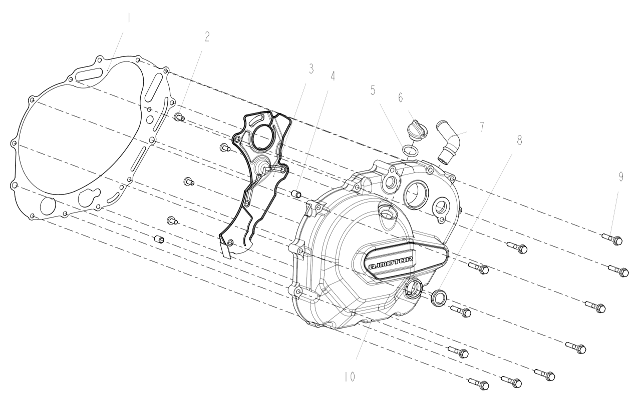 E14 RIGHT COVER ASSY