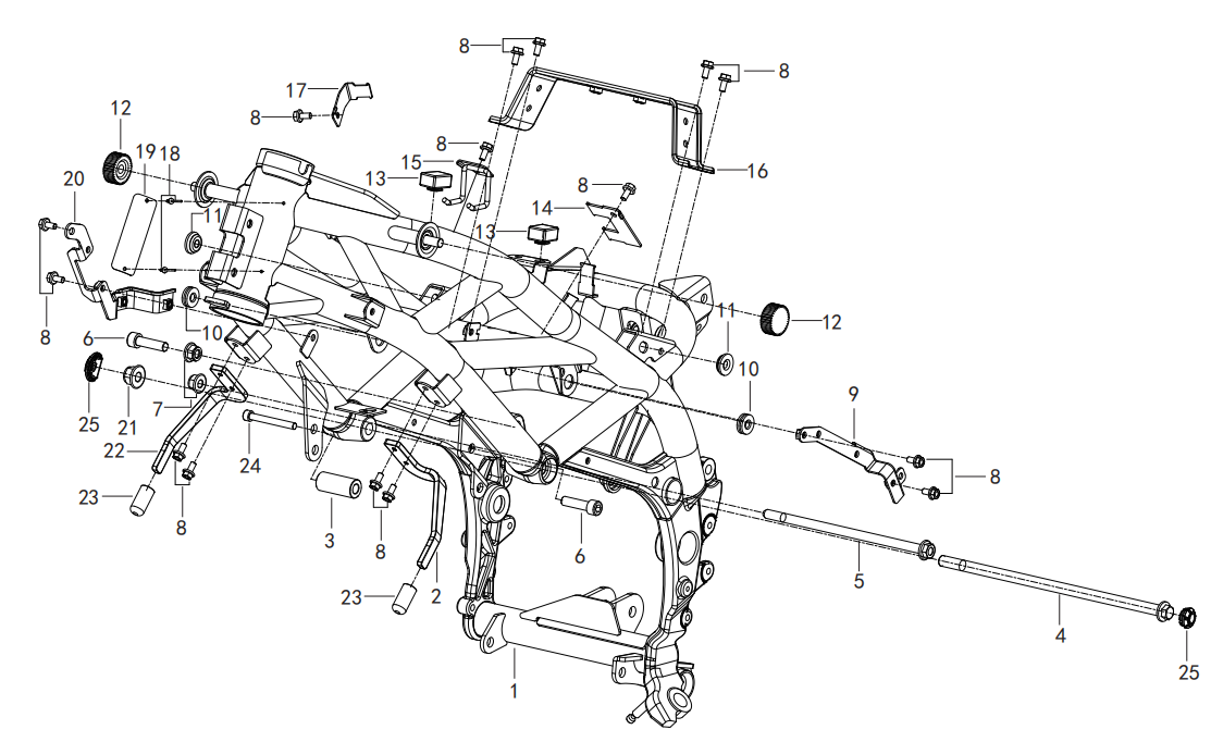F10 I FRAME BODY ASSY.