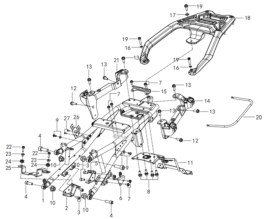 F11 II FRAME BODY ASSY.