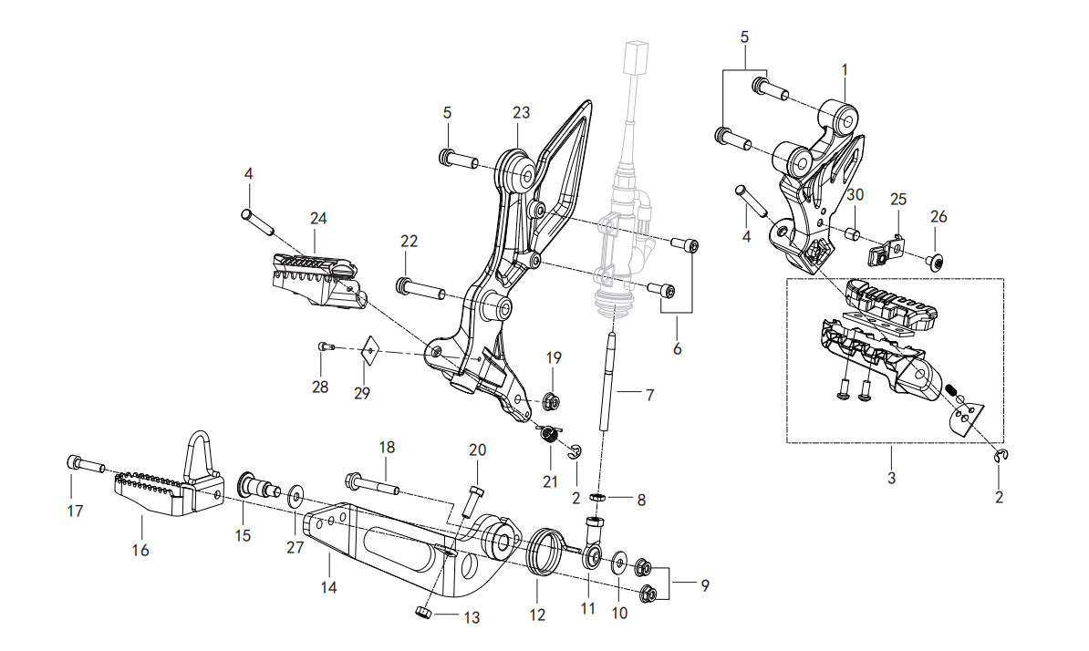 F14 PEDAL ASSY.