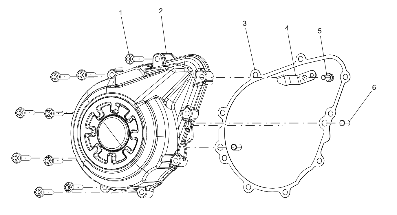 E09 LEFT COVER ASSY