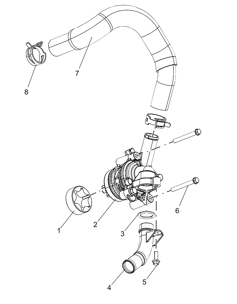 E14 WATER PUMP SUB-ASSY