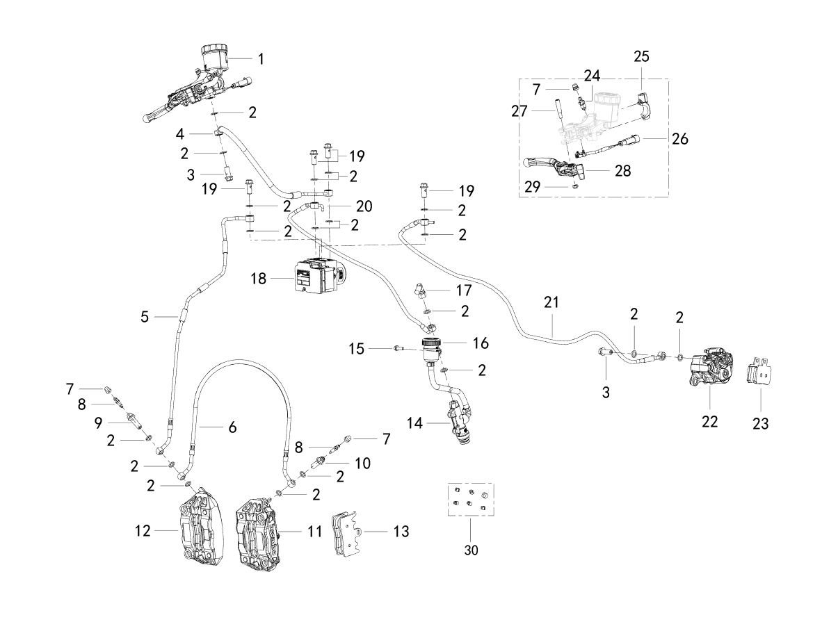 F04 BRAKE ASSY.