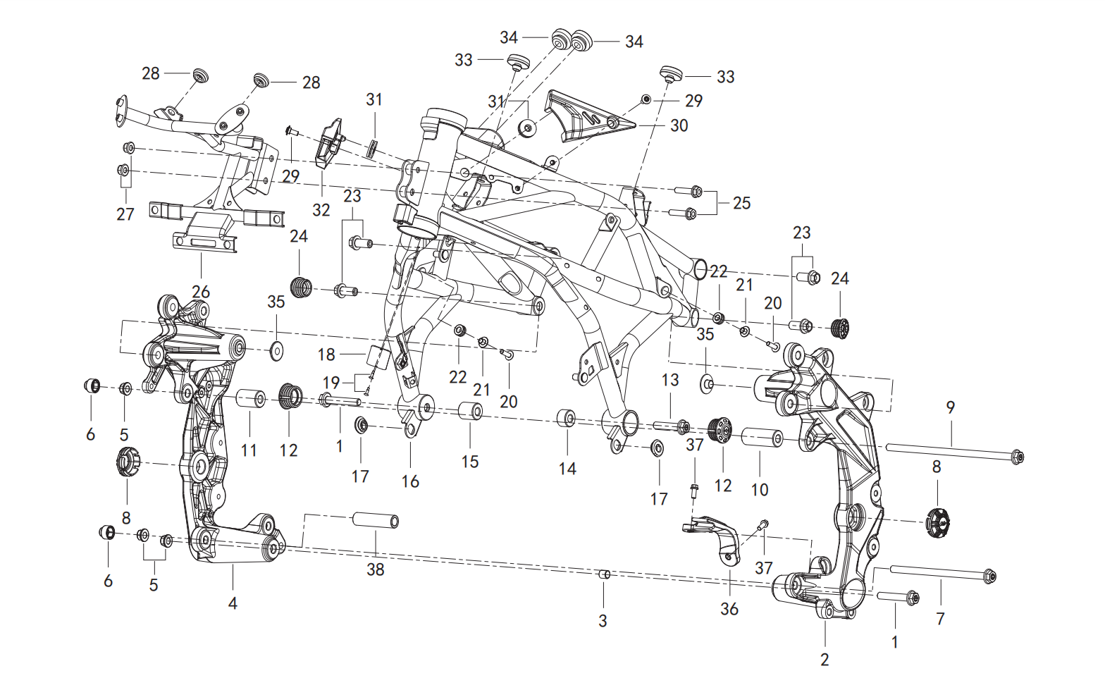 F11 FRONT FRAME ASSY.