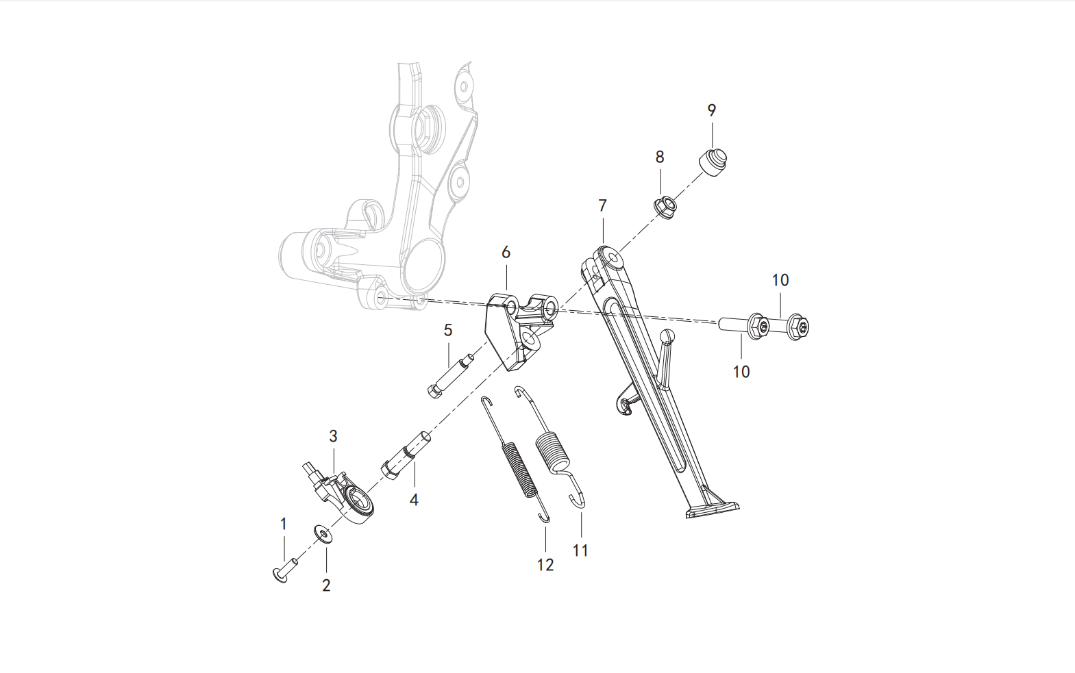 F13 SIDE STAND ASSY.