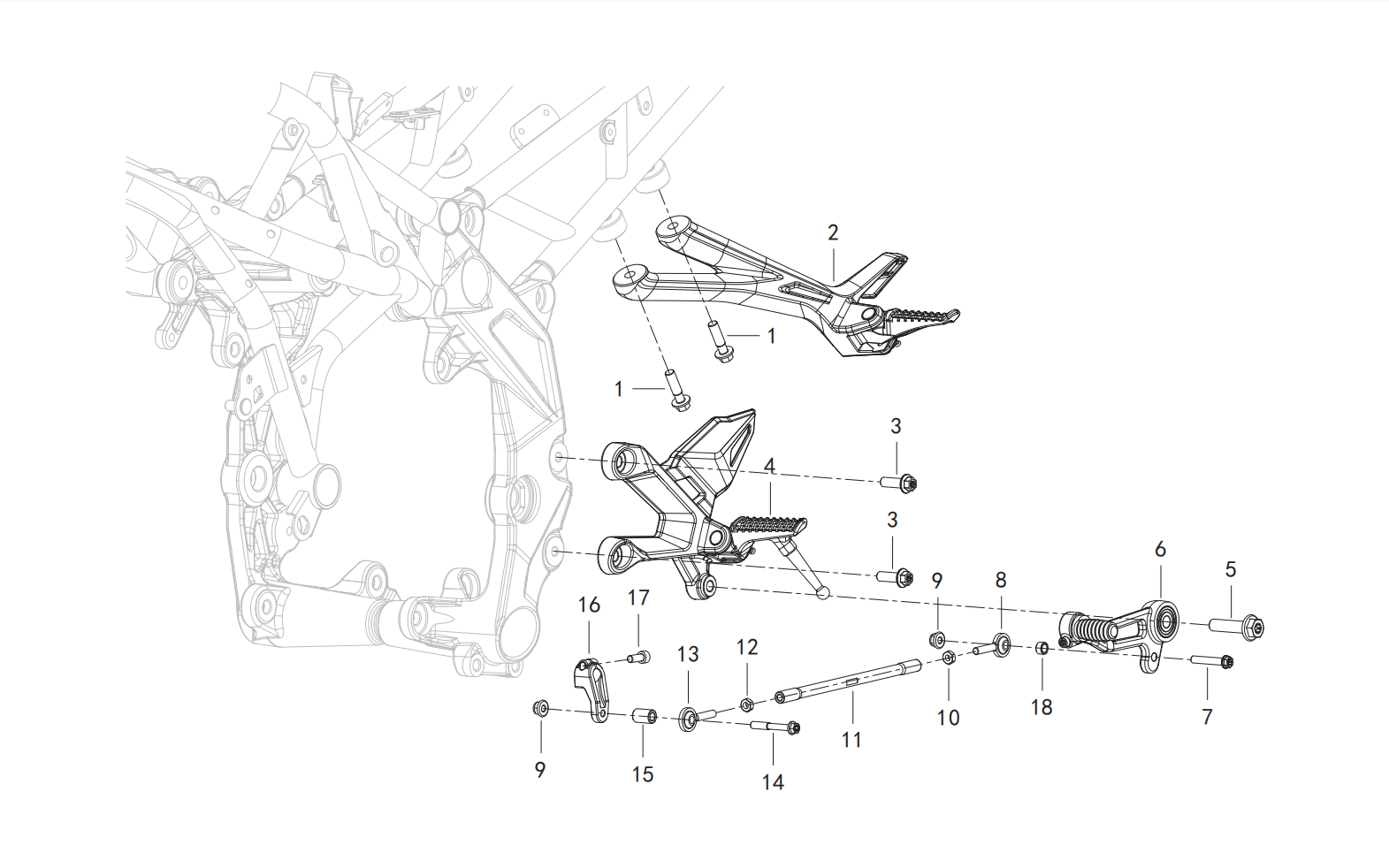 F14 Ⅰ PEDALING ASSY.