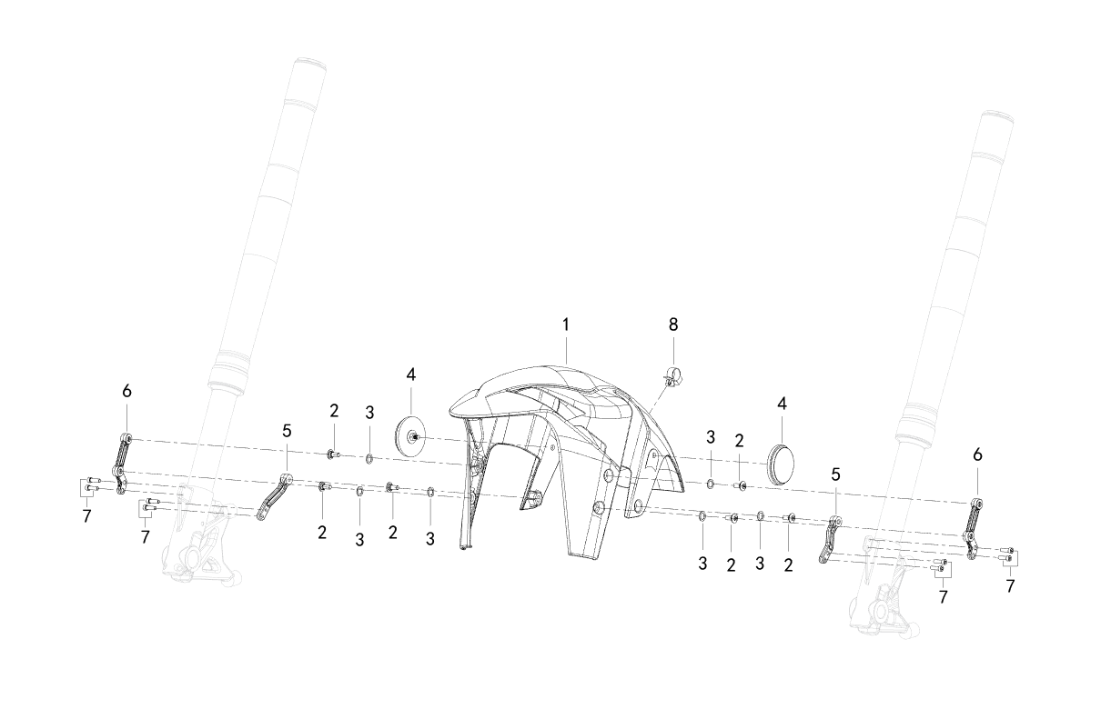 F16 FRONT FENDER ASSY.