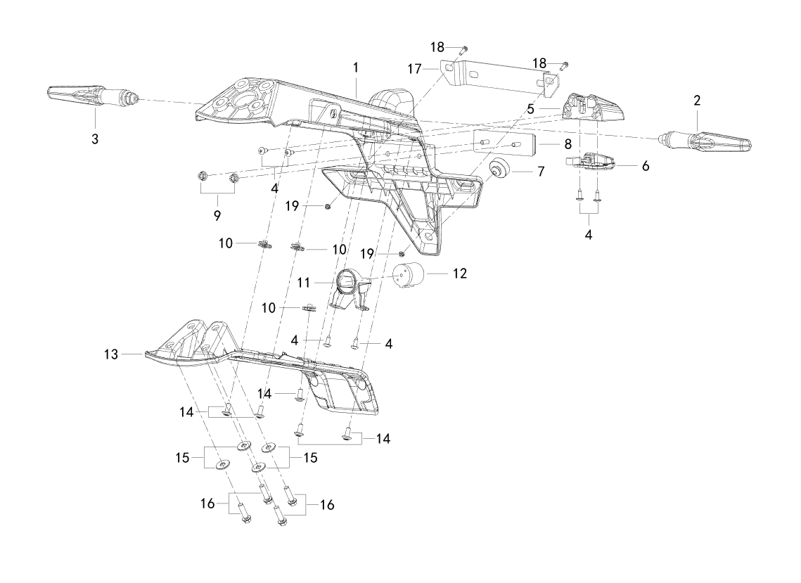 F23 REAR FENDER ASSY.