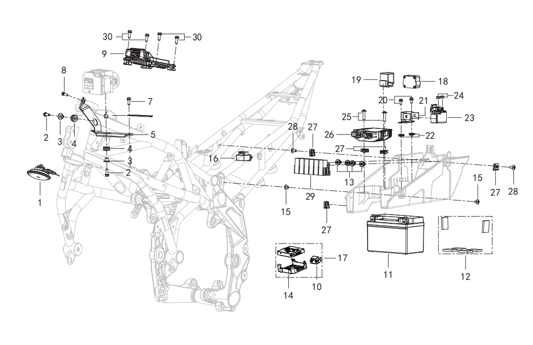 F25 Ⅰ ELECTRICAL EQUIPMENT ASSY.