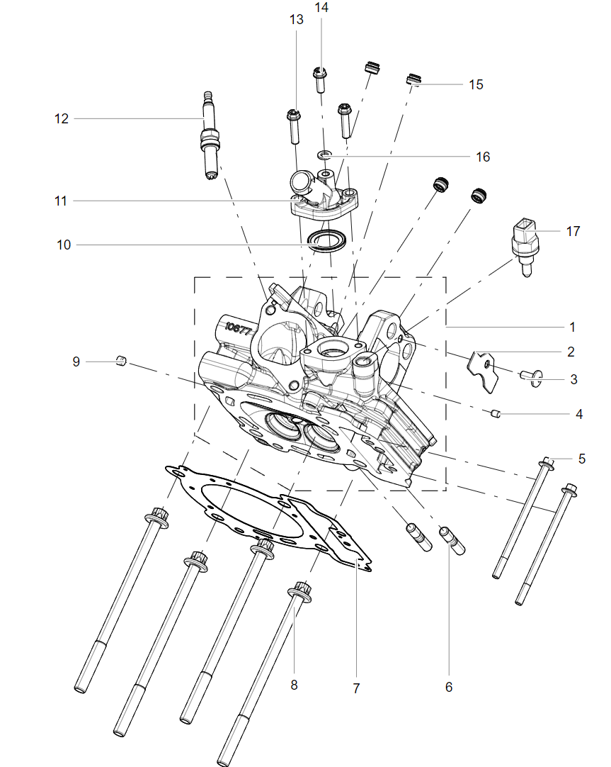 E03 CYLINDER HEAD