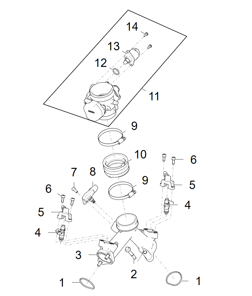 E19 THROTTLE BODY ASSY