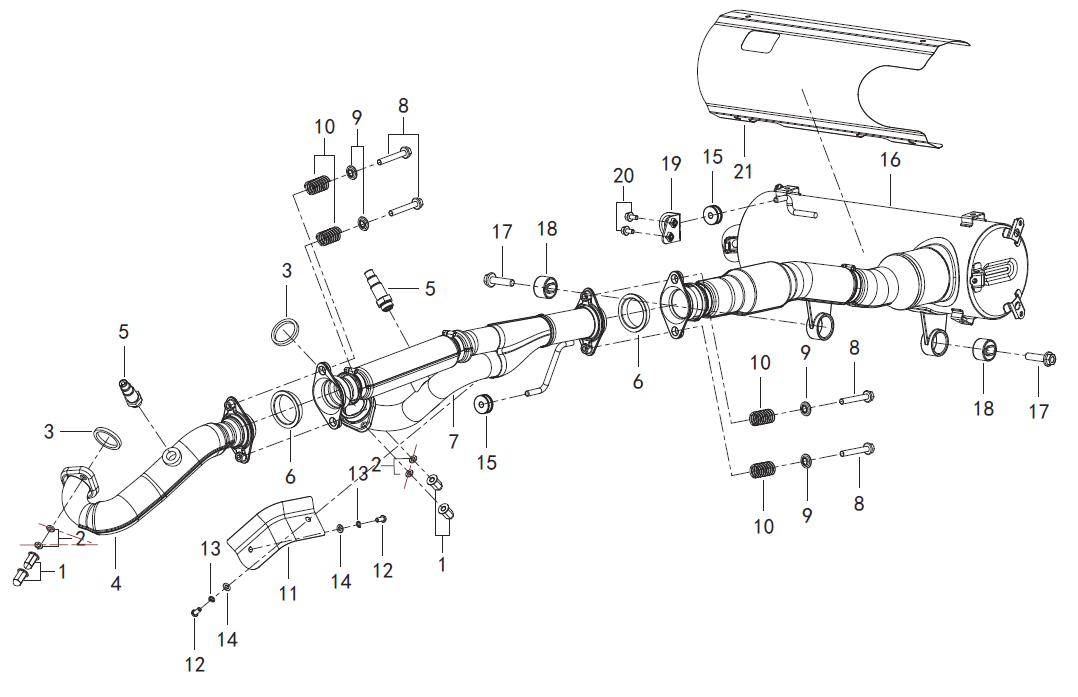 F12 Ⅰ EXHAUST SYSTEM.