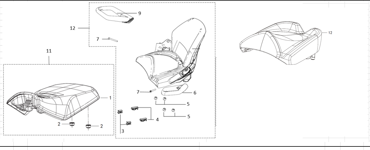 F16 I SEAT CUSHION SYSTEM I.