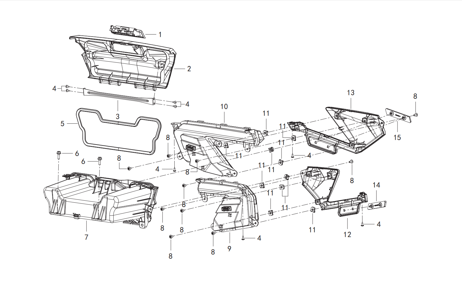 F30 STORAGE BOX ASSY.
