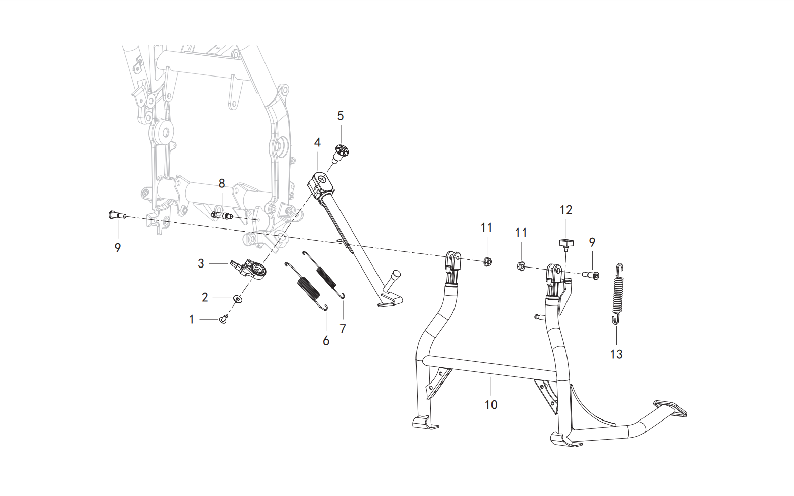 F13/MAINSTANDASSY/SIDESTANDASSY.