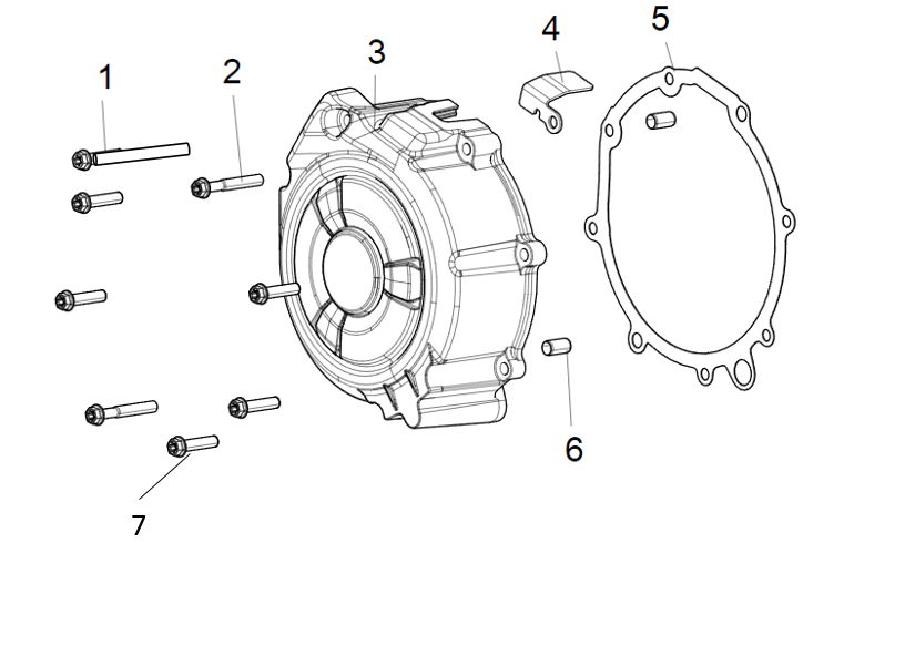 E16 LEFT COVER ASSY