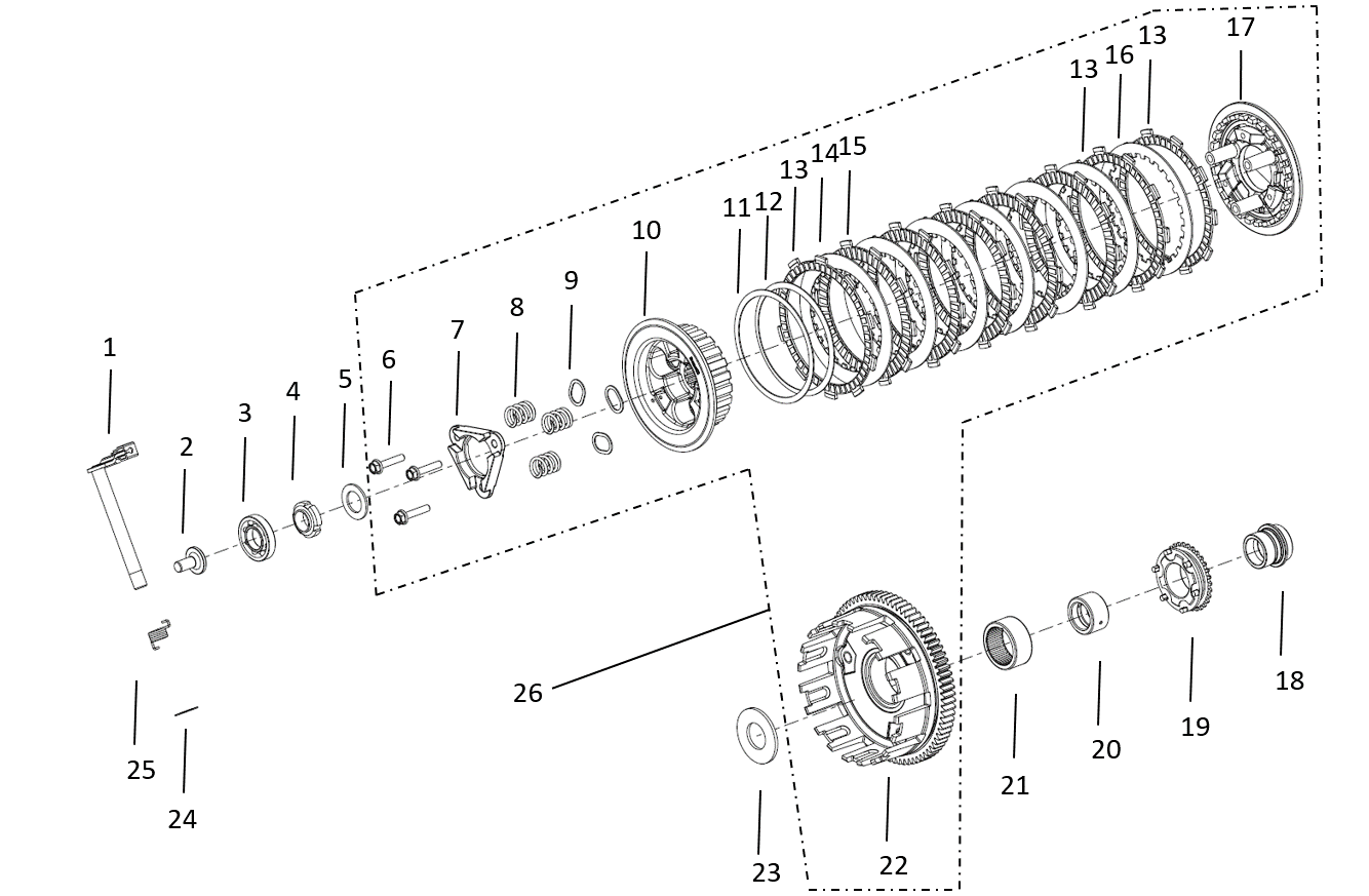 E17 CLUTCH SYSTEM