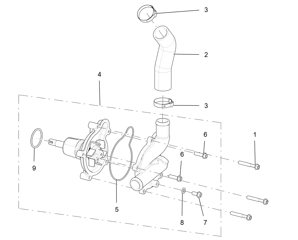 E19 WATER PUMP SUB-ASSY