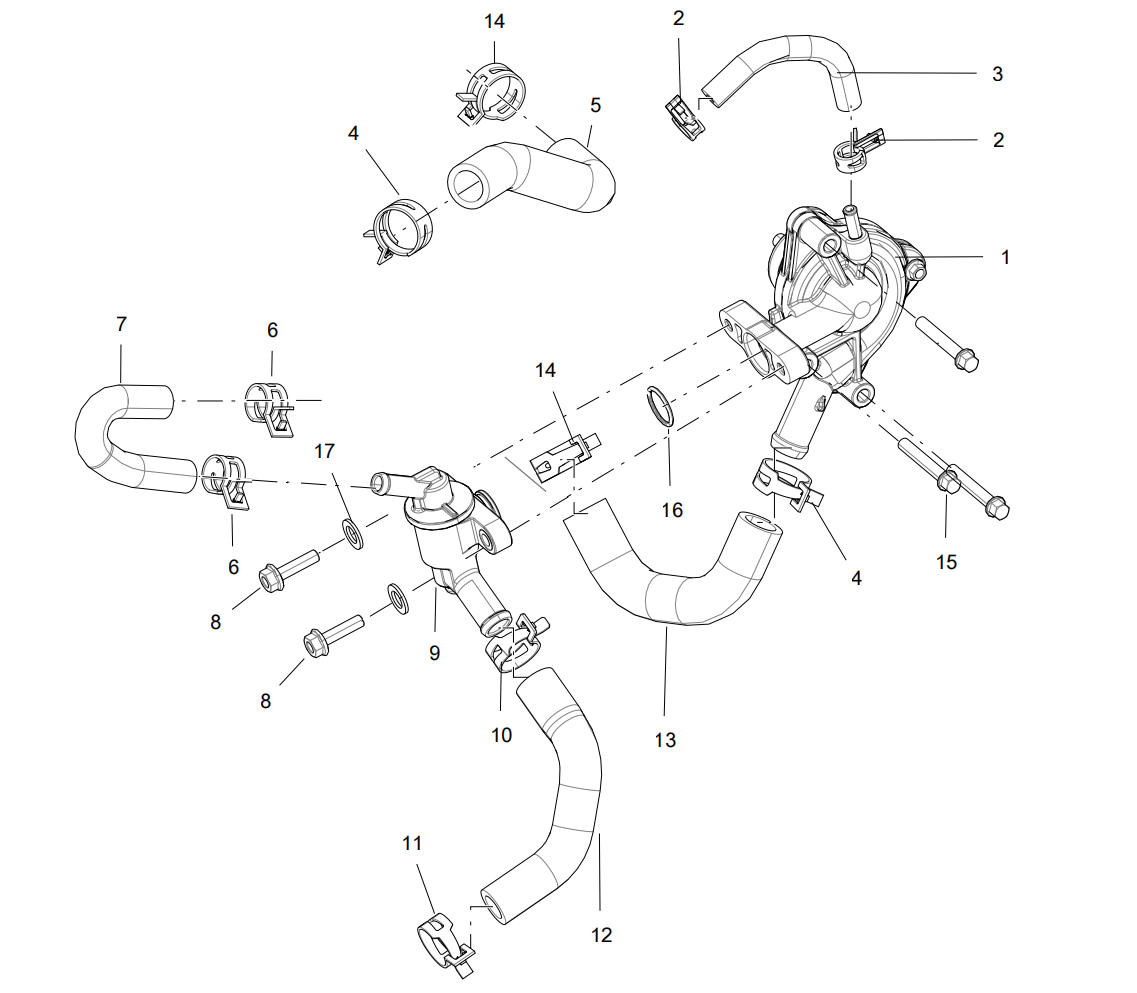 E15WATERPUMPSUB-ASSY