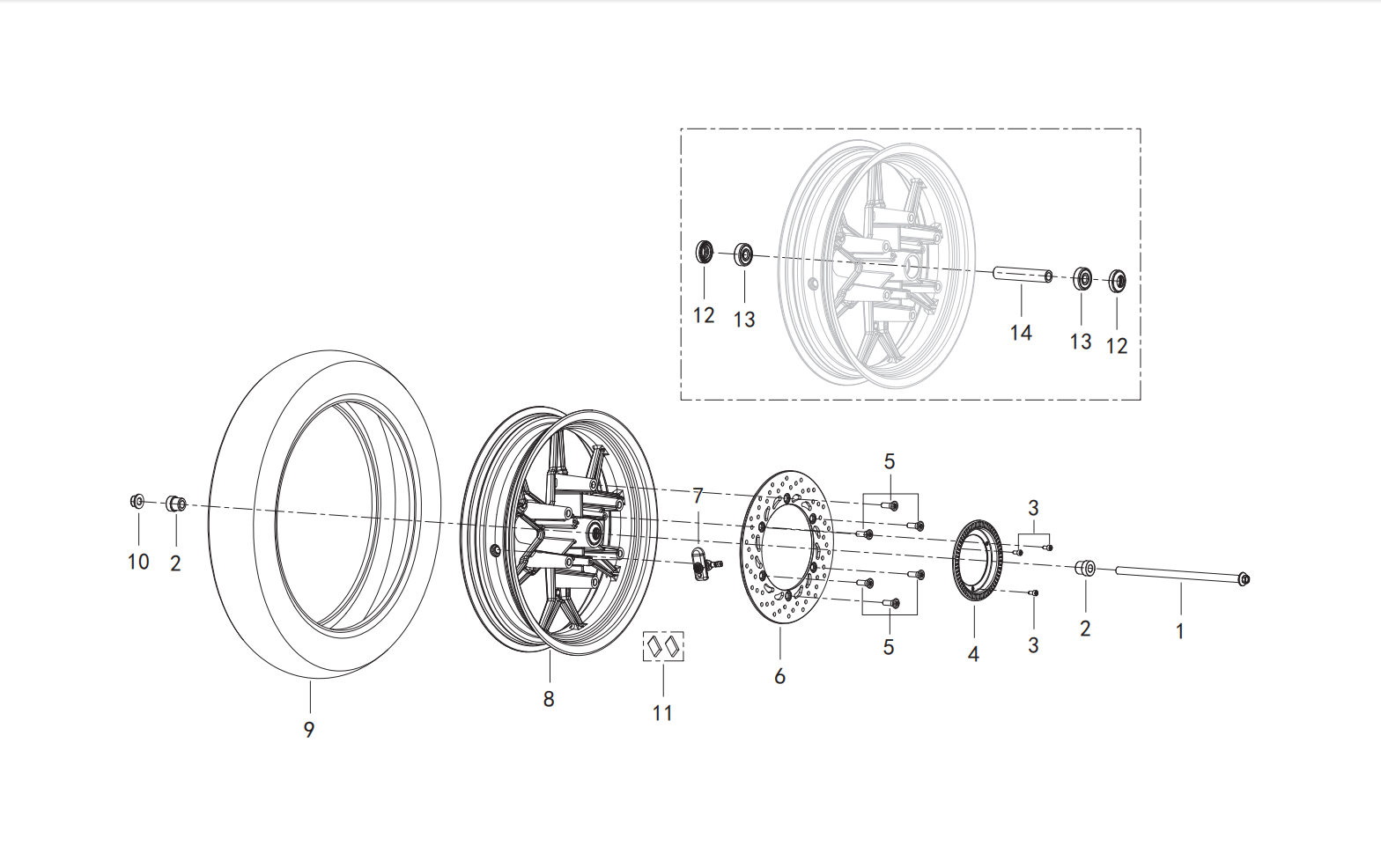 F03FRONTWHEELASSY.