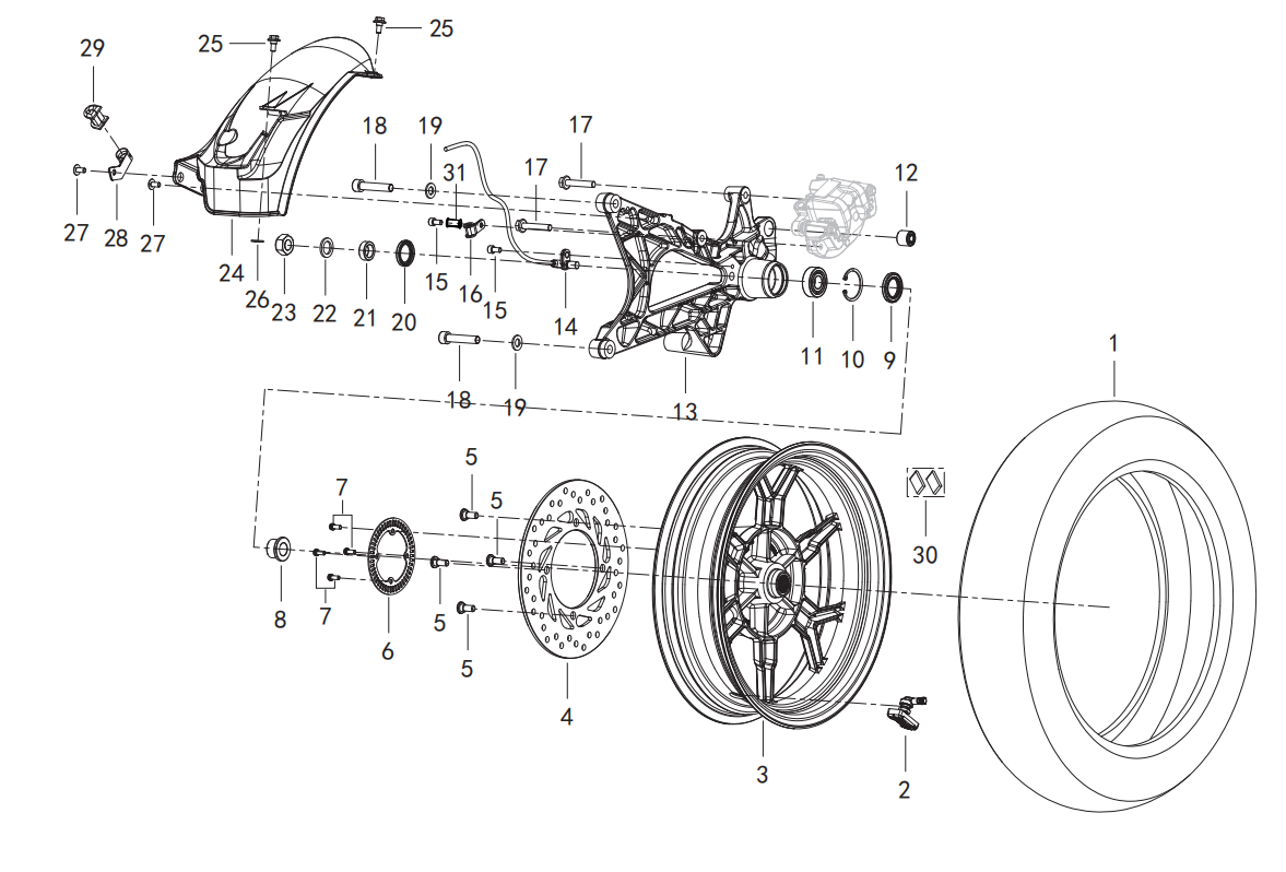 F09REARWHEELASSY.