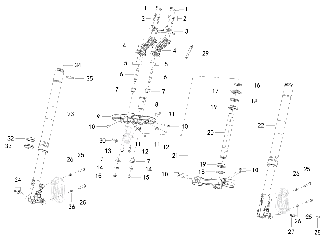 F02 FORK ASSY.