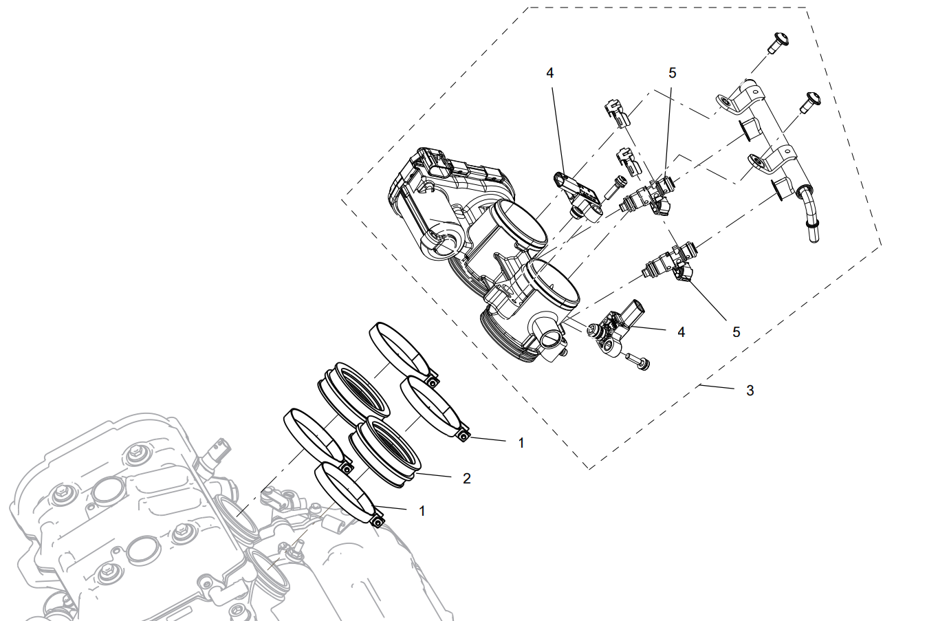 E15 THROTTLE VALVE SUB-ASSEMBLY