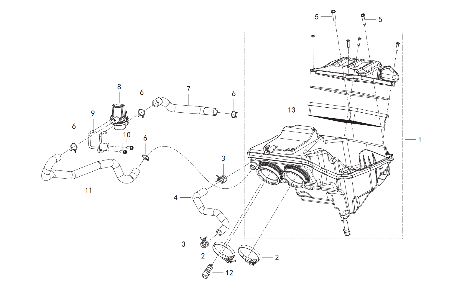F06 AIR CLEANER ASSY.