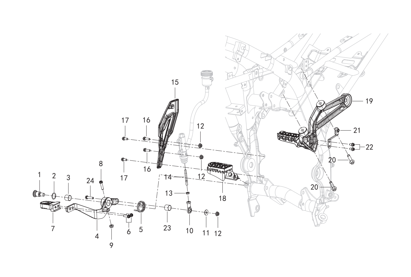F15 PEDALING ASSY.
