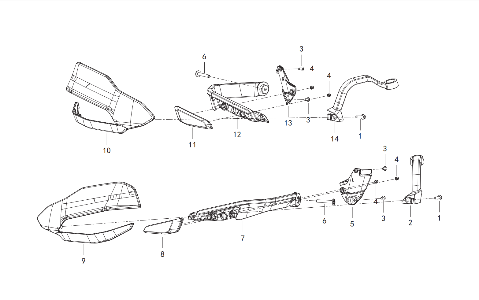 F19 HANDLE COVER ASSY.