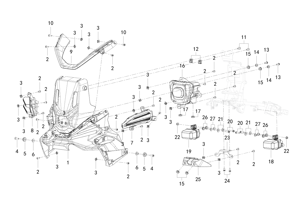 F22 FRONT COVER ASSY.