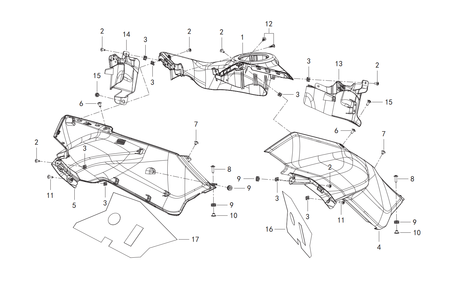 F23 FUEL TANK SHIELD ASSY.