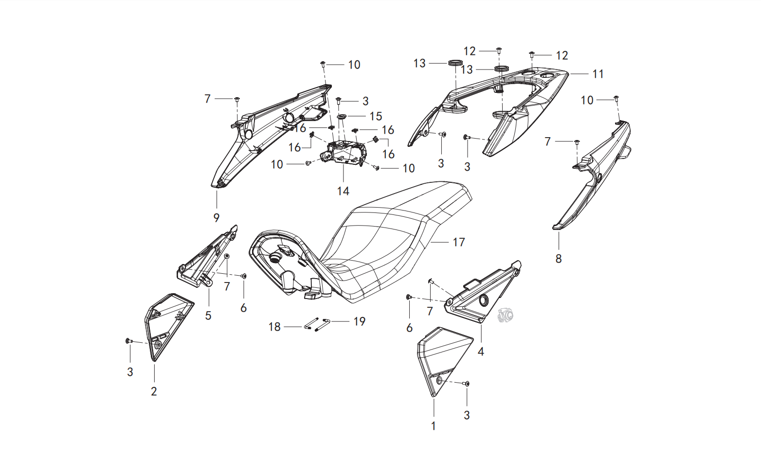 F25 SIDE COVER ASSY.