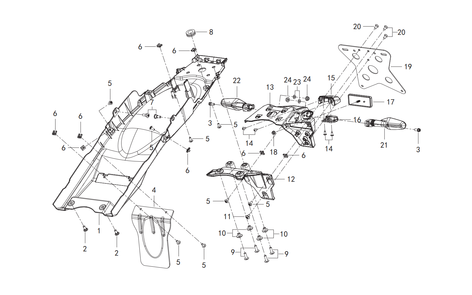 F26 FENDER ASSY.