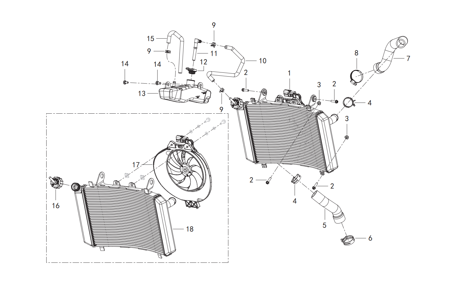 F27 COOLING SYSTEM ASSY.