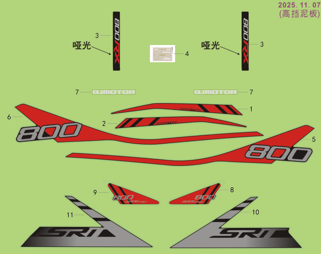 F31 STICKER( BG)