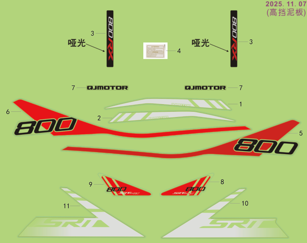 F32 STICKER(2/ RG/S6)