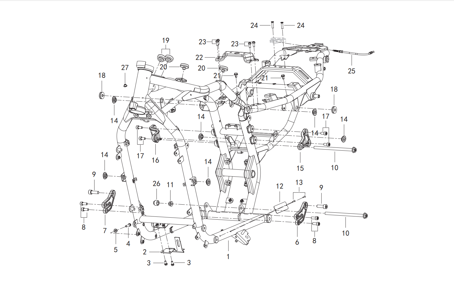 F11 Ⅰ FRONT FRAME ASSY.