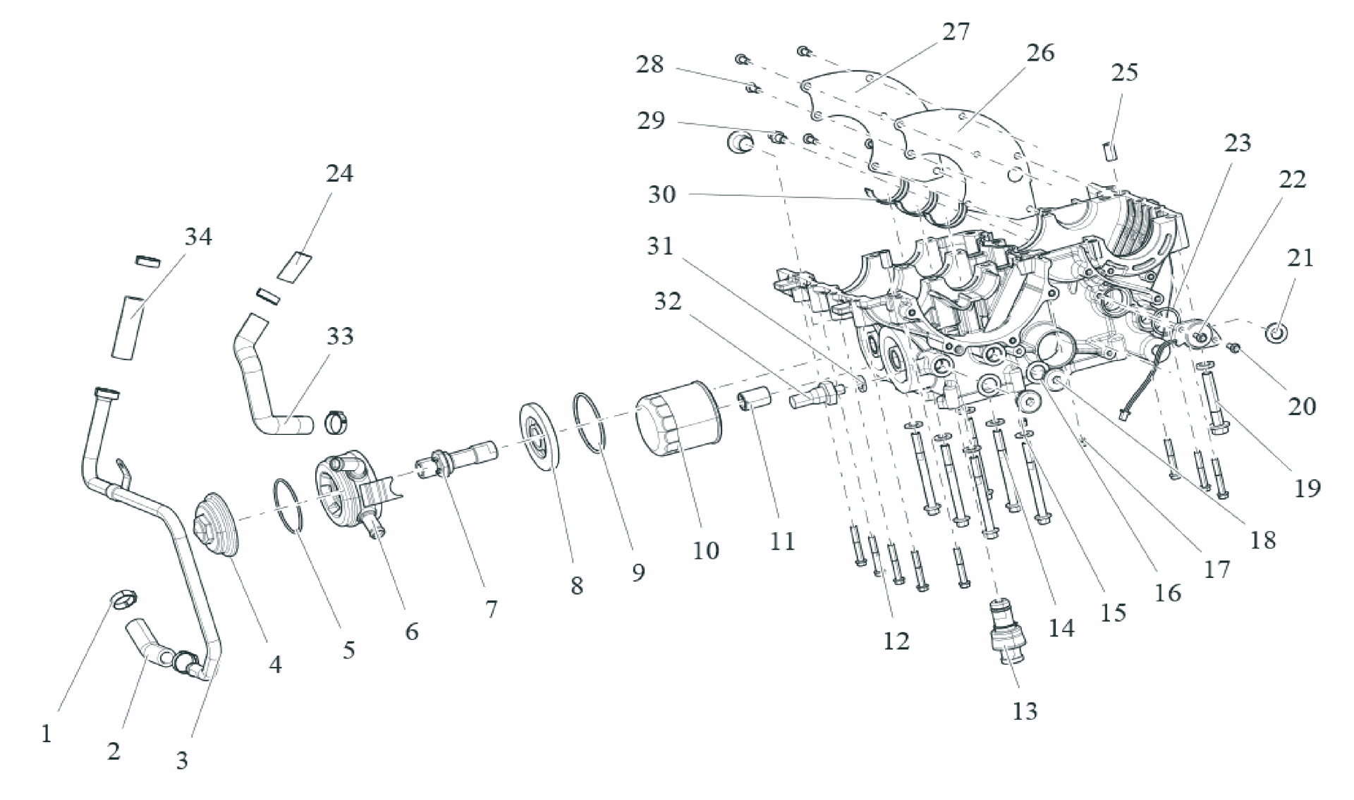 E06 CRANKCASE SUB-ASSY