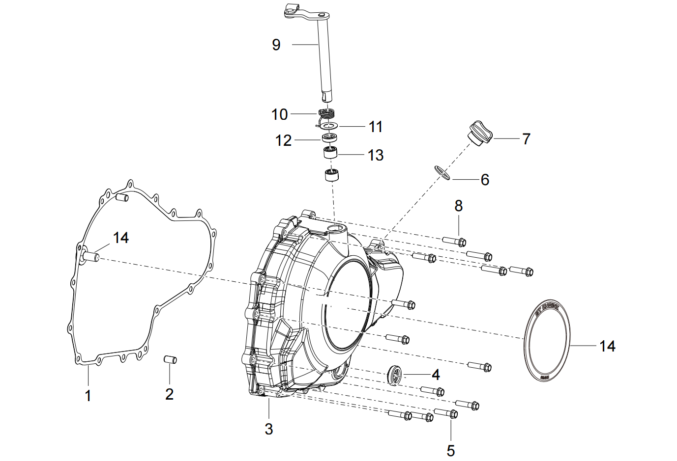 E07-2 RIGHT COVER ASSY