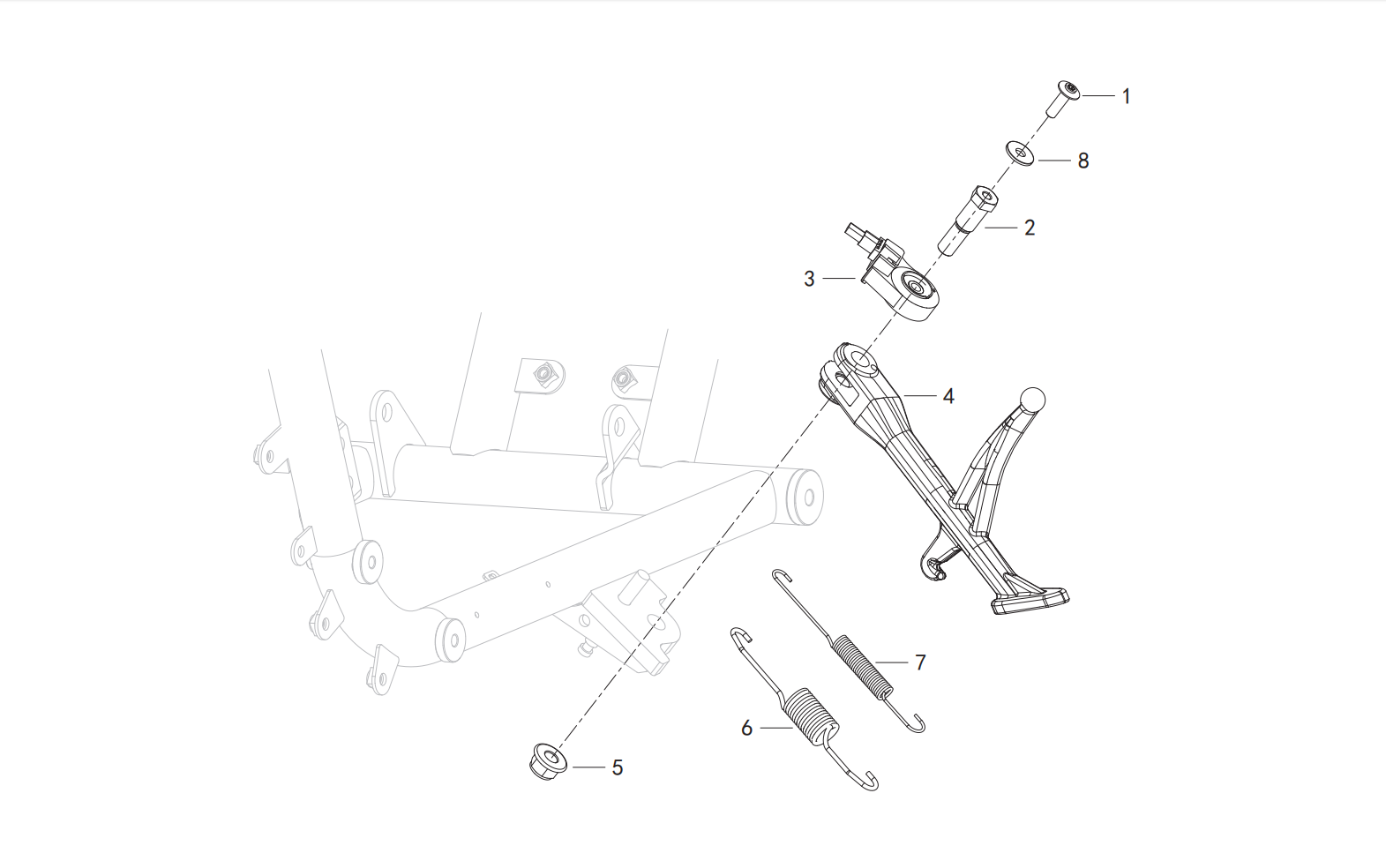 F12 SIDE STAND ASSY.