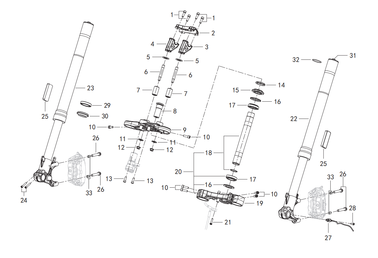F02 FORK ASSY.