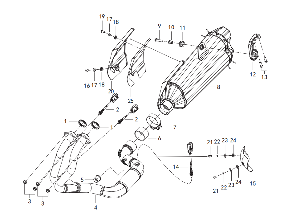 F05 MUFFLER ASSY.