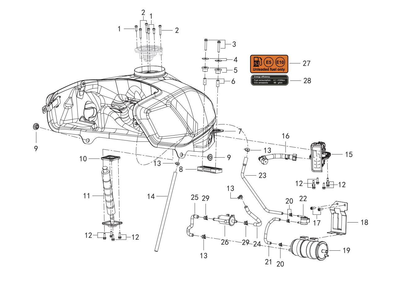 F07 FUEL TANK ASSY.