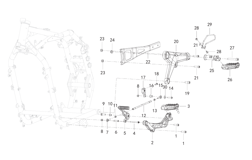 F13 Ⅰ PEDALING ASSY.