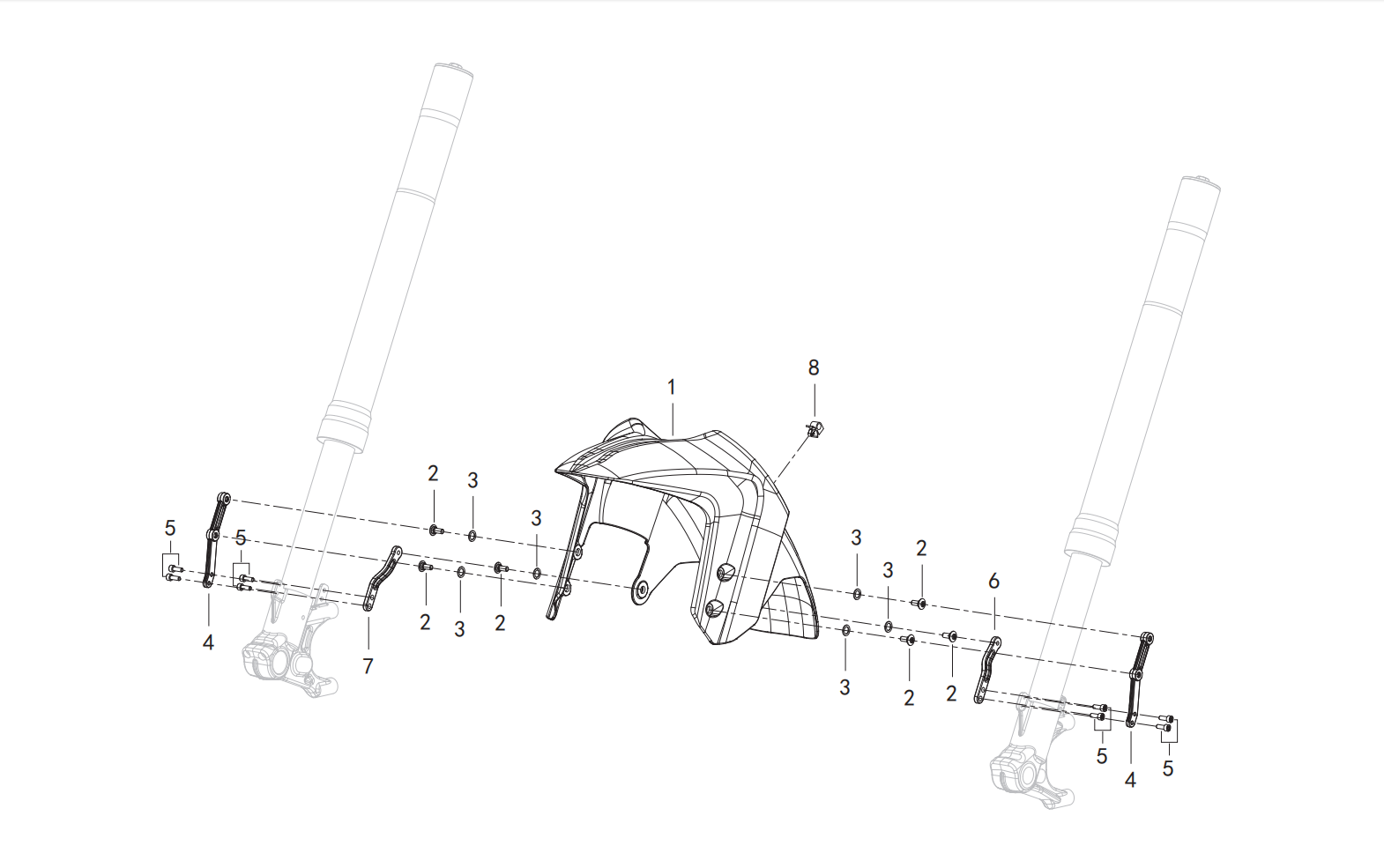F17 FRONT FENDER ASSY.