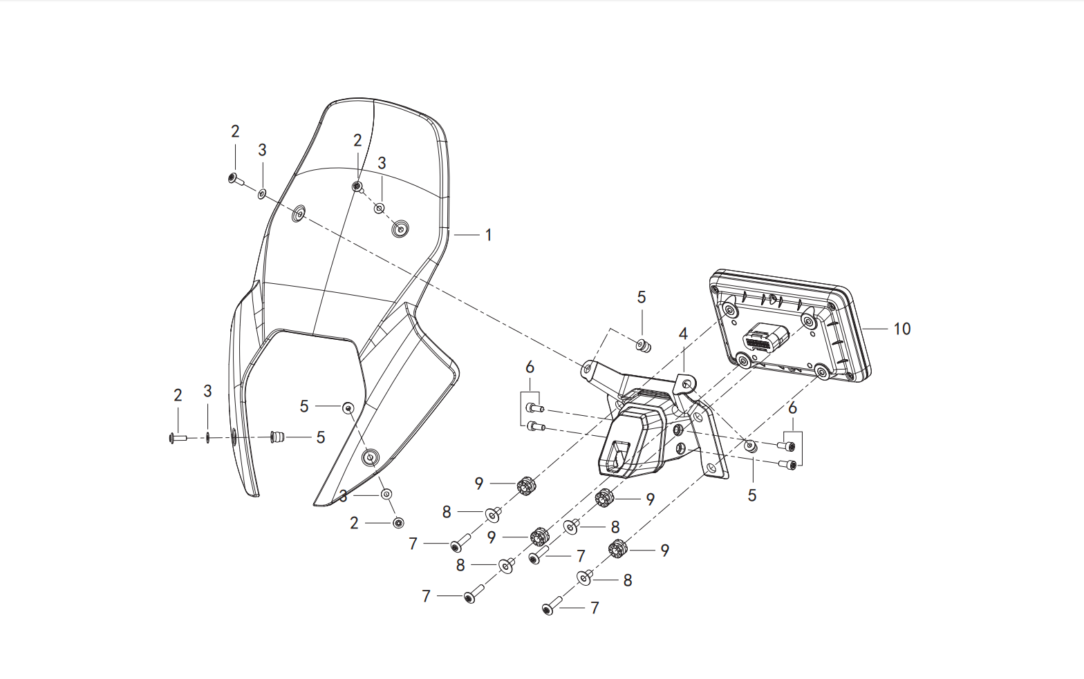 F18 WINDSHIELD ASSY.